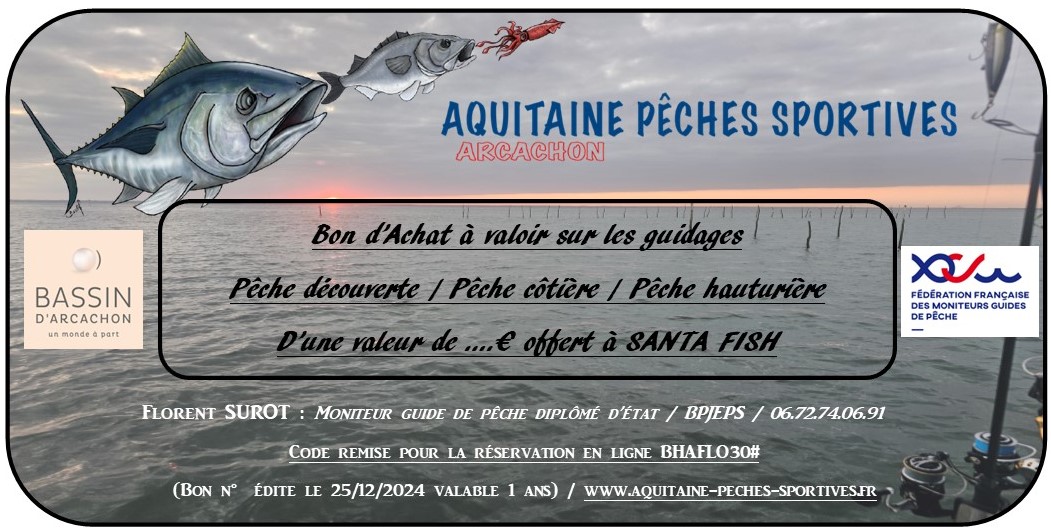 bon d'achat peche arcachon